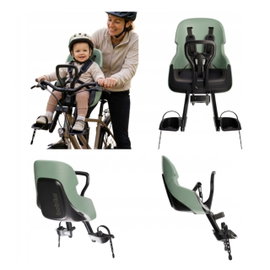 Fotelik Rowerowy BEZPIECZNY WYTRZYMAŁY BobikeMini EVOLVE Peppermint Miętowy