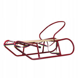 SANKI Z OPARCIEM METALOWE DREWNIANE DLA DZIECI POL BEZPIECZNE KOLORY+GRATIS