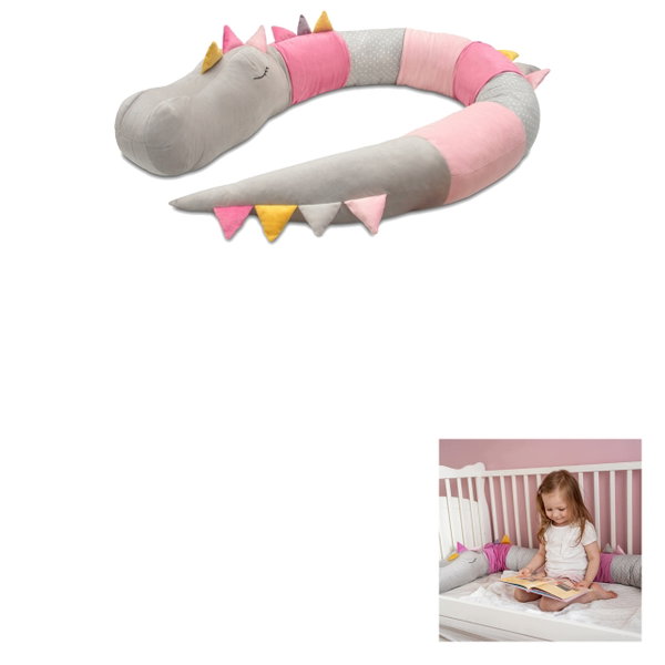 DREAM DRAGON SMOCZYCA OCHRANIACZ DO ŁÓŻECZKA PRZYTULANKA 200CM DO SPANIA