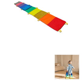 CHODNIK SENSORYCZNY 10 KOLOROW ŚCIEŻKA DOTYKOWA SI 350CM KREATYWNA ZABAWA