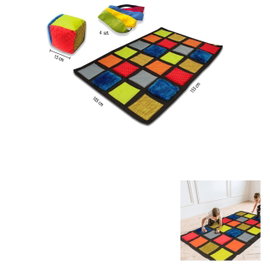 MATA TWISTER SENSORYCZNY ZESTAW GRA DOTYKOWA SI 105X155CM ZABAWA NAUKA