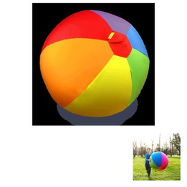 PIŁKA BALONOWA XXL TĘCZOWA DO ZABAW ANIMACYJNYCH SZKOŁA PRZEDSZKOLE DZIECI