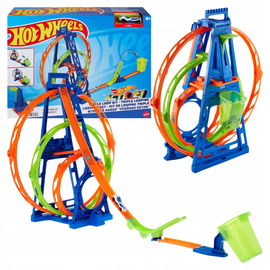 Hot Wheels Action, Potrójna pętla, zestaw torów do zabawy na PREZENT+GRATIS