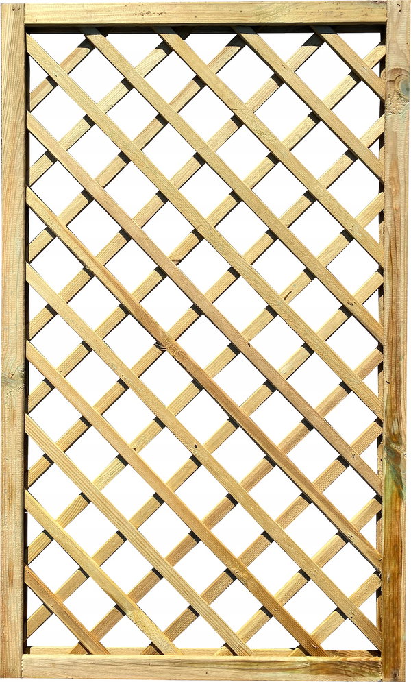 Kratka ogrodowa drewniana 60x100 cm Płot kratkowy do pnączy Pergola Trejaż