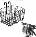 KOSZ KOSZYK ROWEROWY NA KIEROWNICĘ ROWERU METALOWY DUŻY SKŁADANY + GRATIS !