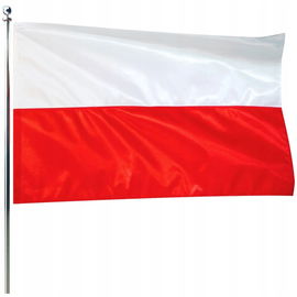 Gruba Mocna Duża Flaga Polski Narodowa na Maszt Polski MOCNY SPLOT 150x90cm