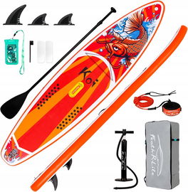 SUP DO PŁYWANIA DESKA 350 CM Dmuchana Pompowana Wiosło Pompka LEKKA MOCNA