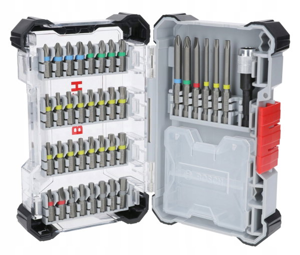Bosch Extra Hard zestaw bitów do wkrętarek 40-częściowy Stal S2