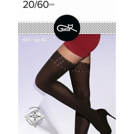 Rajstopy Gatta GIRL-UP 43 czarne 20/60DEN 3 M Nero Silver