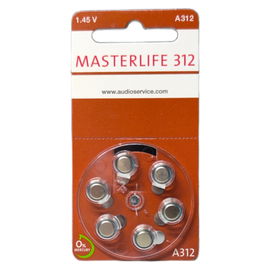 Zestaw baterii Baterie do aparatu słuchowego 6-pak 1.45V A312