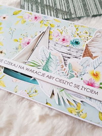 Kartka urodzinowa- NIE CZEKAJ NA WAKACJE ABY CIESZYĆ SIĘ ŻYCIEM!