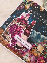 Kartka urodzinowa- W DNIU URODZIN! wino