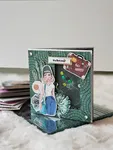 Kartka urodzinowa dla nastolatki podróżnicza shaker card