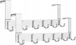 Uniwersalne Wieszak na Drzwi z Aluminium - Nowoczesny i Wytrzymały