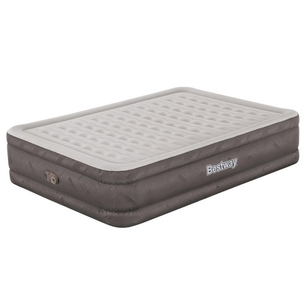 Materac Air Bed Fortech Queen 203 x 152 x 46 cm z wbudowanym kompresorem #69050