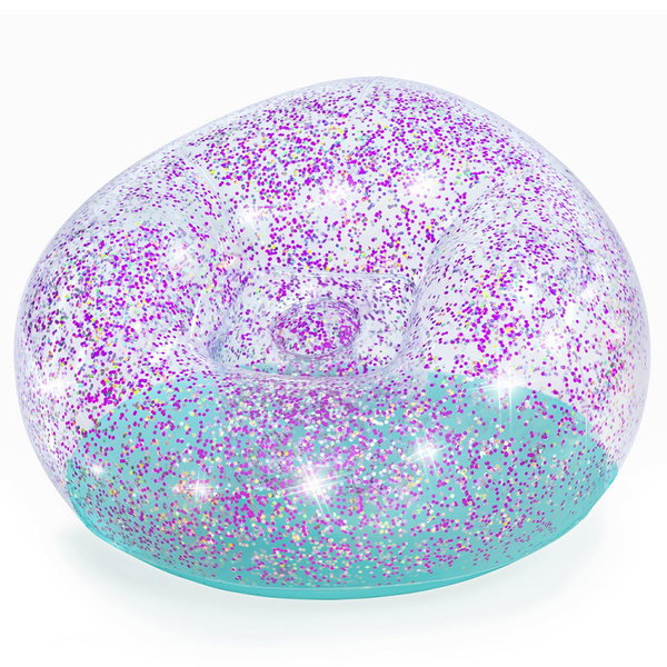 Fotel dmuchany błyszcząca pufa Glitter Dream Bestway #75115