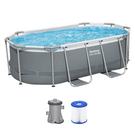 Basen stelażowy 305x200x84 Steel Pro Max Oval konstrukcja Bestway 5614A