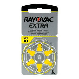 Bateria A10 1,45 V 6 szt. do wzmacniaczy dźwięku PR70 Rayovac Extra