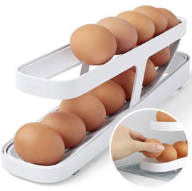 Automatyczny podajnik jajek Egg Slider do lodówki półka organizer