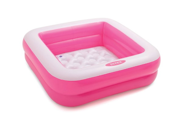 Basen dmuchany brodzik 85x85x25 cm Intex 57100 różowy