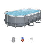 Basen 427 x 250 x 100 Steel Pro Max z konstrukcją zestaw 56620 Bestway 