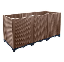 Grządka podwyższana modułowa ogrodowa 120 x 40 x 52 cm Multiflex 52