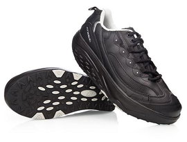 Buty z podeszwą kołyskową Fit Walk balansujące czarne rozmiar 42