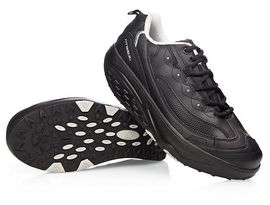 Buty z podeszwą kołyskową Fit Walk balansujące czarne rozmiar 44