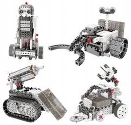 KLOCKI LOGIS SPACE ZESTAW 4w1 ZDALNIE STEROWANE POJAZDY Z KLOCKÓW RC
