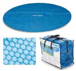 INTEX 29020 POKRYWA SOLARNA FOLIA DO BASENU 244 cm