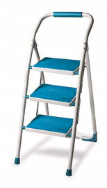 SKŁADANA DRABINA DOMOWA DRABINKA 3 STOPNIOWA Z PÓŁKĄ DO 150 kg UNIWERSALNA