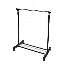 STOJAK NA UBRANIA BUTY WIESZAK STOJĄCY NA KÓŁKACH SZAFA GARDEROBA LOFT