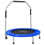 TRAMPOLINA Z UCHWYTEM FITNESS DOMOWA OGRODOWA