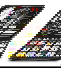 ZESTAW KRAWIECKI 100 SZT DO SZYCIA NICI IGŁY ETUI