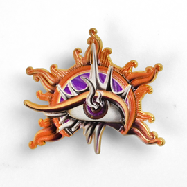 Warlock Class Badge | 10 cm | Metal | Przypinka | Baldur’s Gate 3