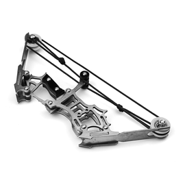 Łuk Bloczkowy | 16 cm | Metal | Brelok Miniłuk | Łucznictwo