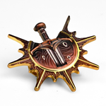 Rogue Class Badge | 10 cm | Metal | Przypinka | Baldur’s Gate 3
