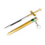 Złoty Miecz Chwały Sword Art Online | 22 cm | Brelok Anime