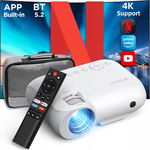 YOTON Y9 Projektor 1080P Full HD 4K Netflix Prime Video YouTube Hulu defekt