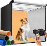 NAMIOT BEZCIENIOWY FOTOGRAFICZNY DUCLUS SKŁADANY 80X80X80CM LED SOFTBOX PRO
