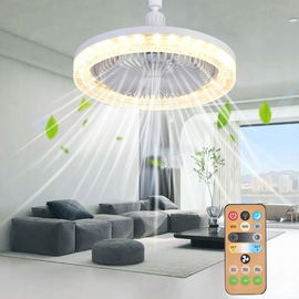 Wentylator Shengruili E27 LED 30W pilot kryształ cichy do sypialni