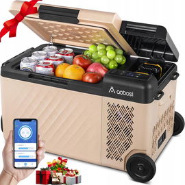 Lodówka samochodowa AAOBOSI kompresorowa 19l -20°C aplikacja LED