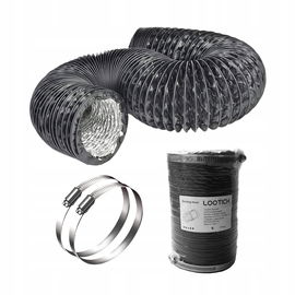 Rura Aluminiowa LOOTICH 102 mm x 2,5 m elastyczny przewód