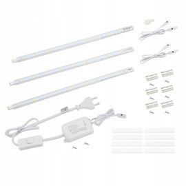 Oprawa LED da LIGHT 3_5W neutralna biel 3x26cm do szafki kuchennej