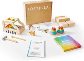 Fortella Go Grow Box Zabawka Montessori Drewniana Rozwojowa Dla Dzieci