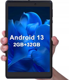Tablet C Idea 8" Android 13 2/32GB Osłona Niebieskiego Światła Czarny