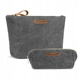 LOKASS Kosmetyczka Płócienna Podróżna Damska 4 L