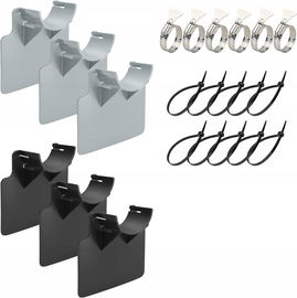 Uchwyty Rur Basenowych CJWDZ + Zaciski 6szt Anty-Zwisanie ABS