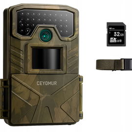 Fotopułapka, kamera Leśna, noktowizyjna 20MP 1080P CY50, zielono szara