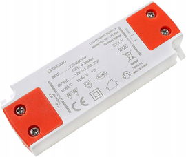 Zasilacz LED 4vwin Transformator 12V DC 20W Paski GU10 G4 do żarówek taśm